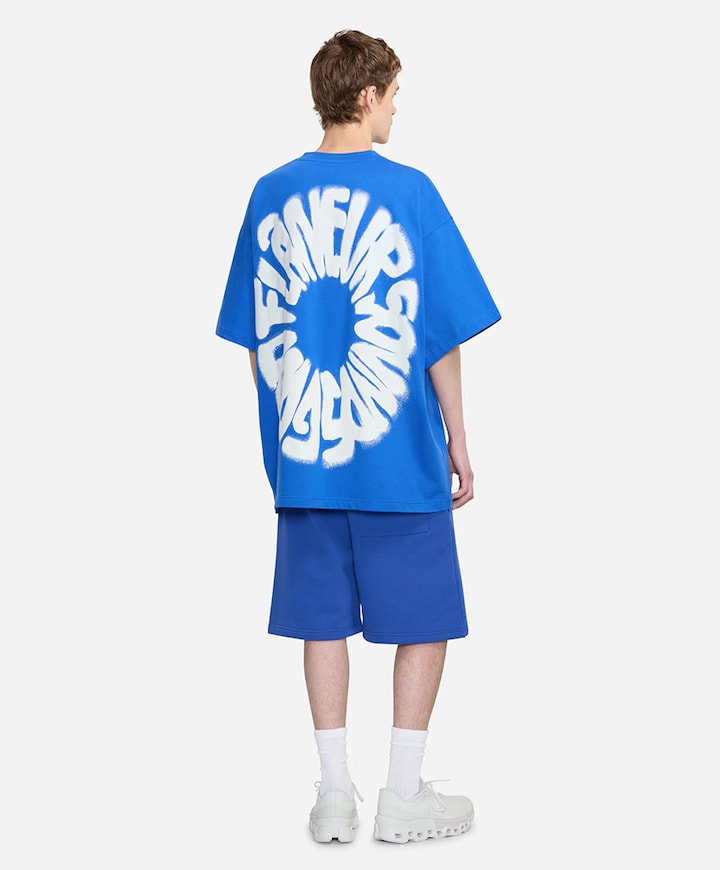 Heren T-shirt blauw