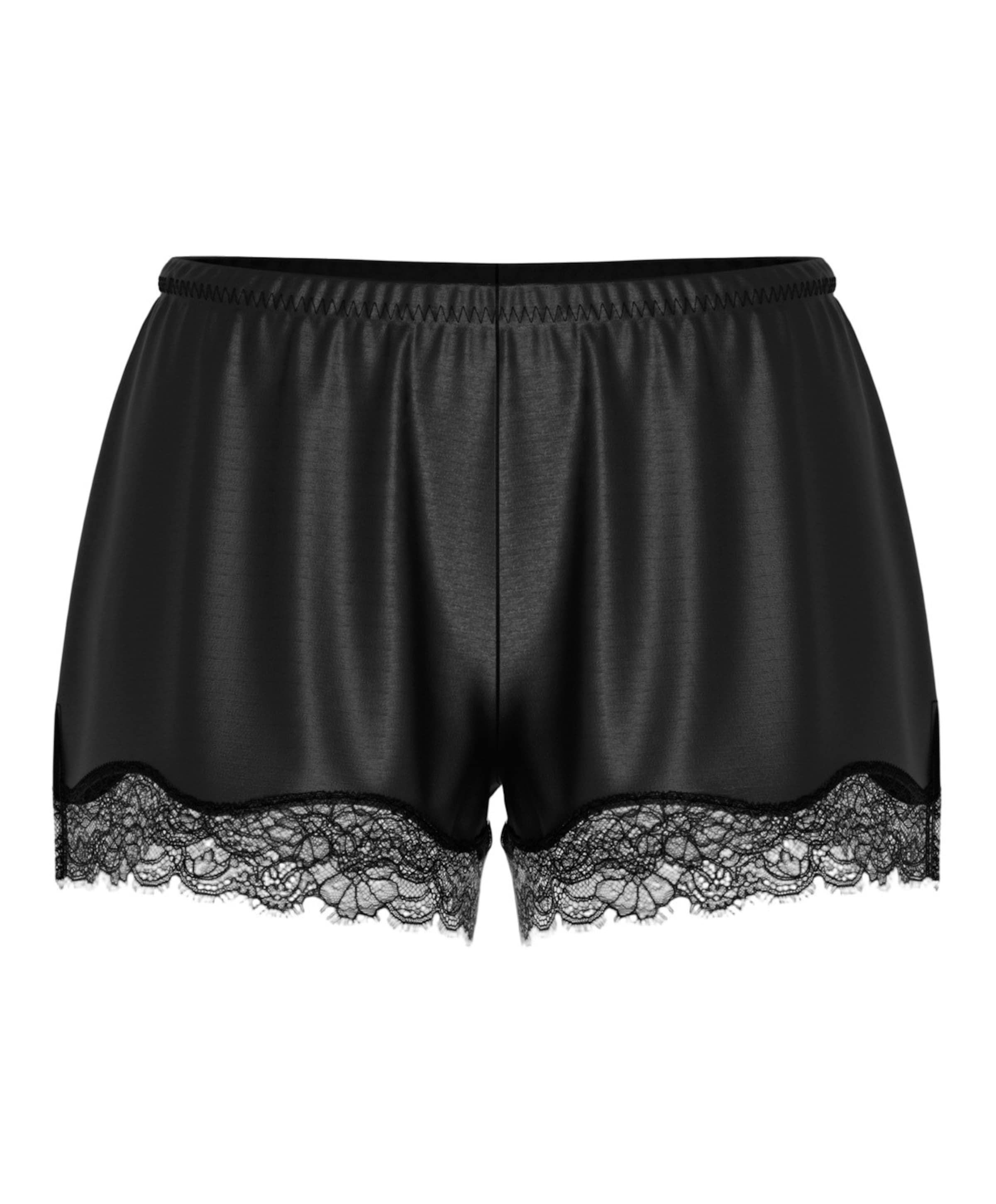 Dames pyjamashort zwart