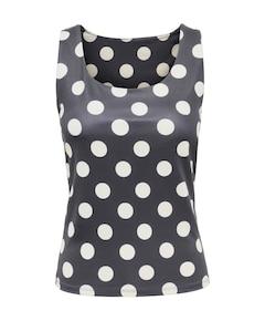 Dames top bruin