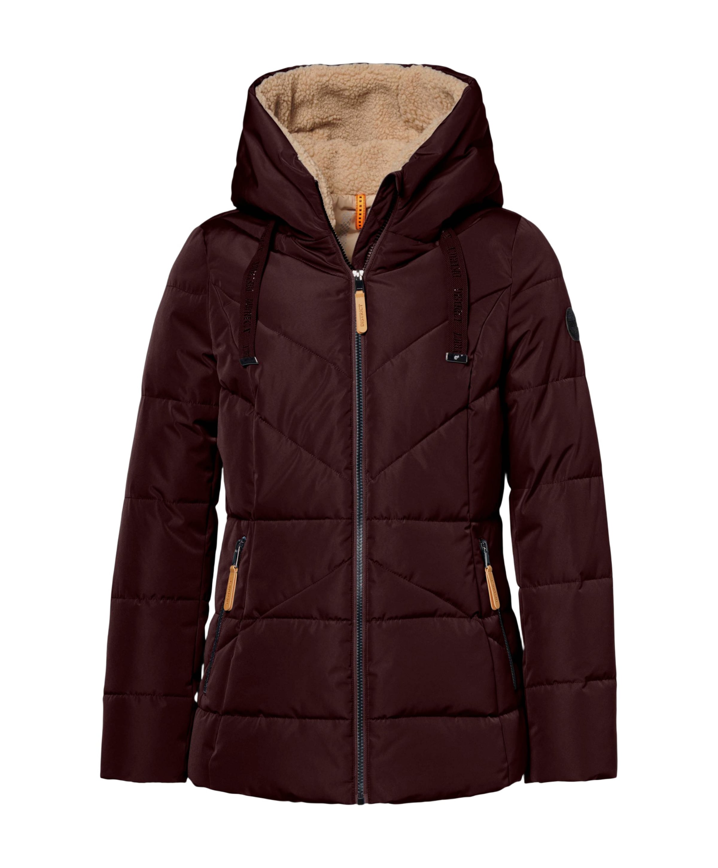 Dames jas bordeaux