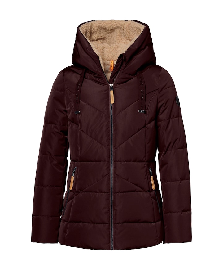 Dames jas bordeaux