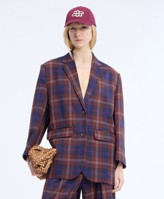 Dames blazer bruin