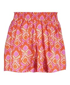 wide all over print meisjes korte broek rood