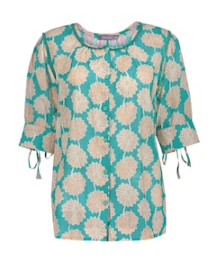 Dames blouse blauw