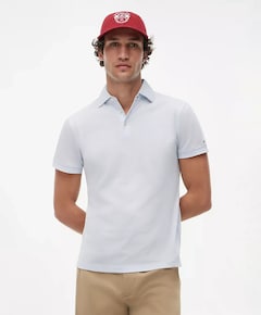 Heren polo blauw