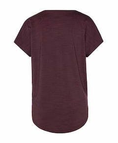 Dames t-shirt bordeaux