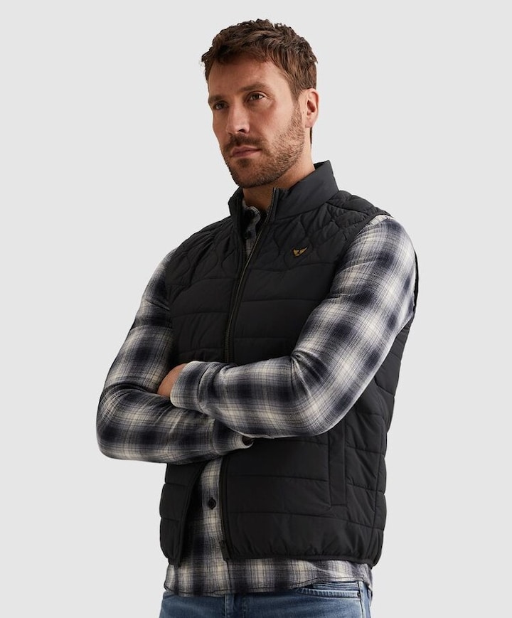 Heren bodywarmer blauw