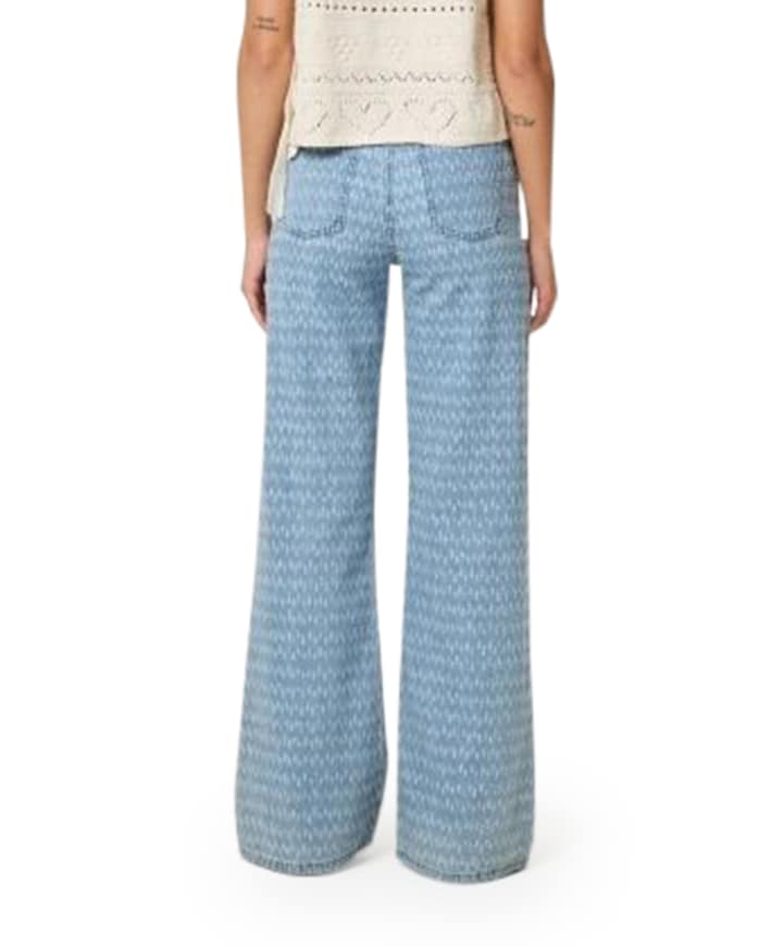 Thea Wide Leg jeans blauw
