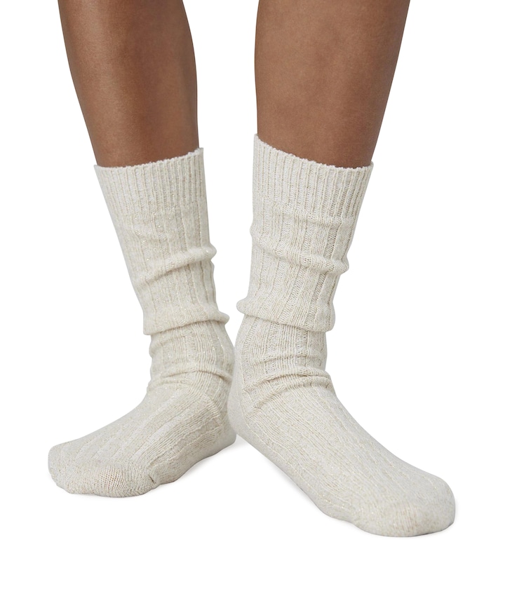 Dames sokken ecru