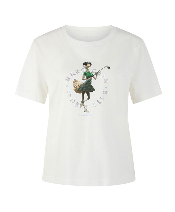 Dames t-shirt ecru