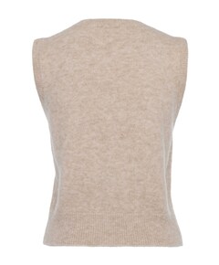 Dames gilet beige