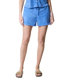 ONLHOLLY TERRY UB SWT dames korte broek blauw