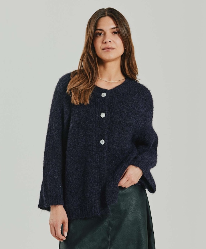 Dames vest paars