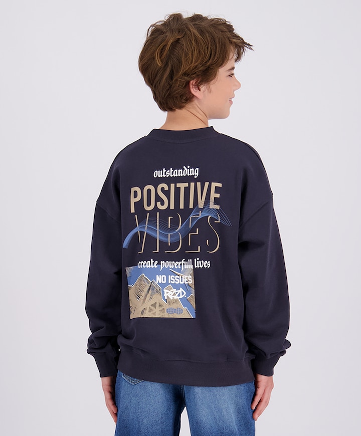 Jongens sweater blauw