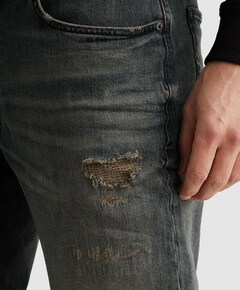 WINGLOAD TINTED GREENCAST DESTROY heren jeans grijs