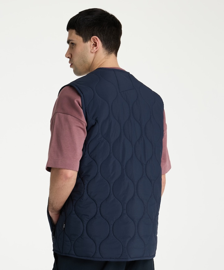 Heren bodywarmer blauw