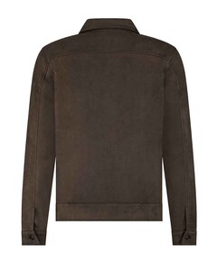 Heren overshirt bruin