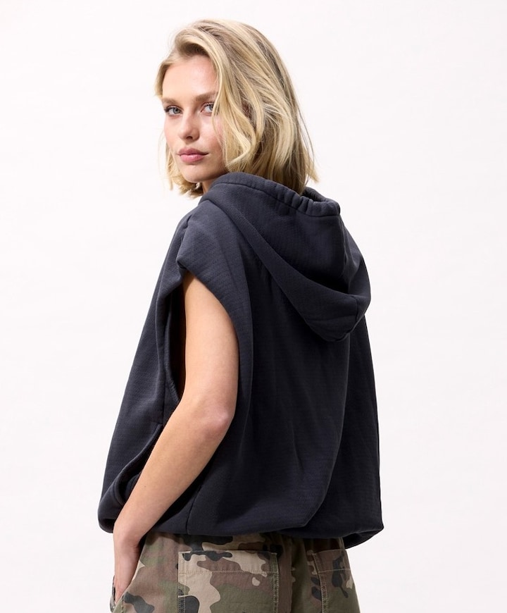Dames gilet grijs