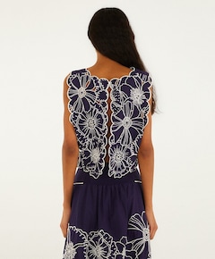 Dames top blauw