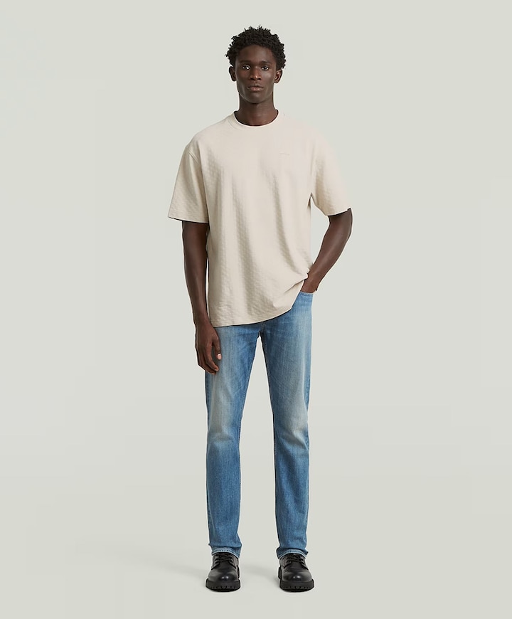 Heren T-shirt ecru