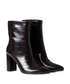 VIDA INDY dames enkellaarzen bruin