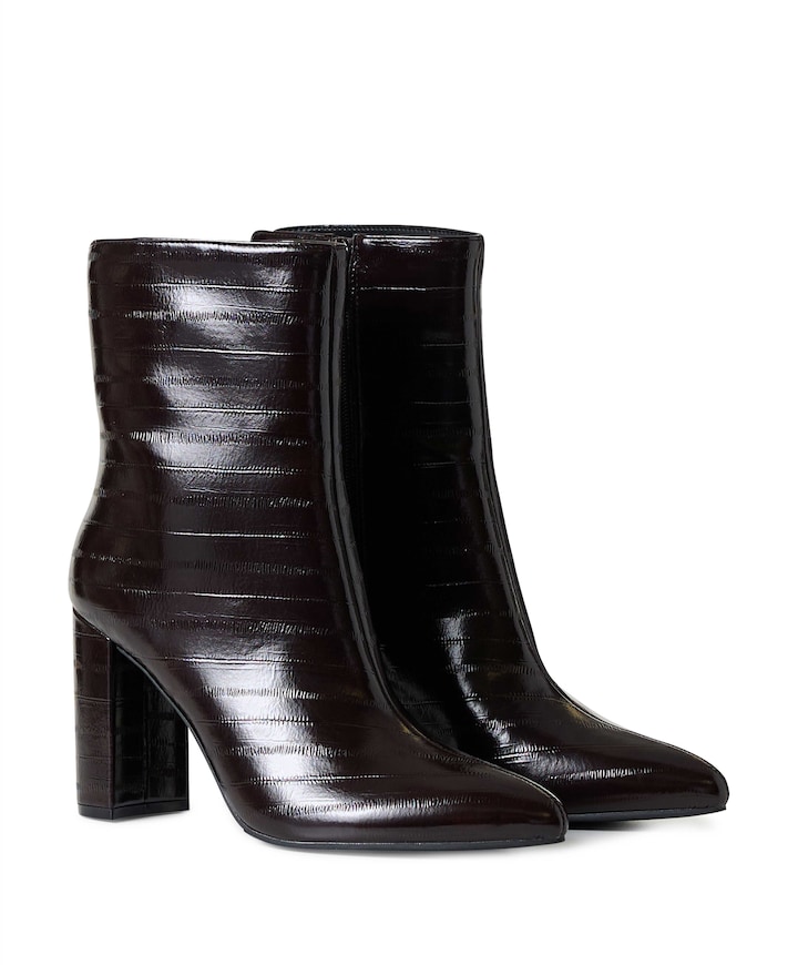 VIDA INDY dames enkellaarzen bruin