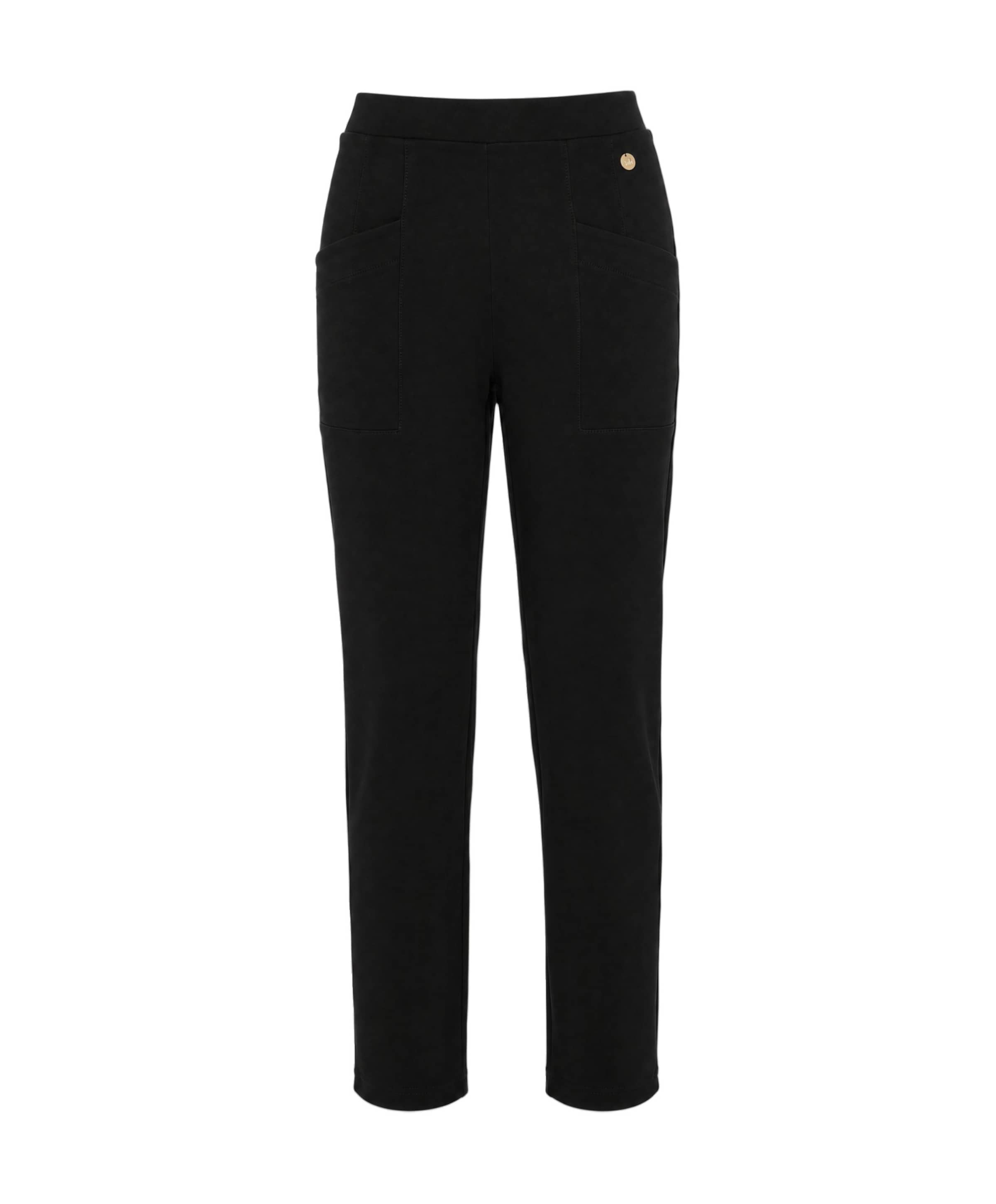 Dames pyjamabroek zwart