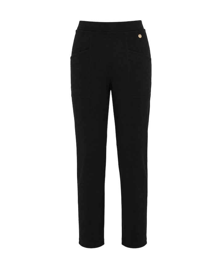 Dames pyjamabroek zwart