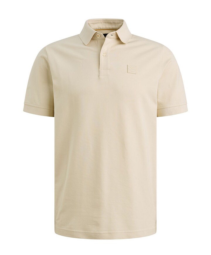 Heren polo ecru