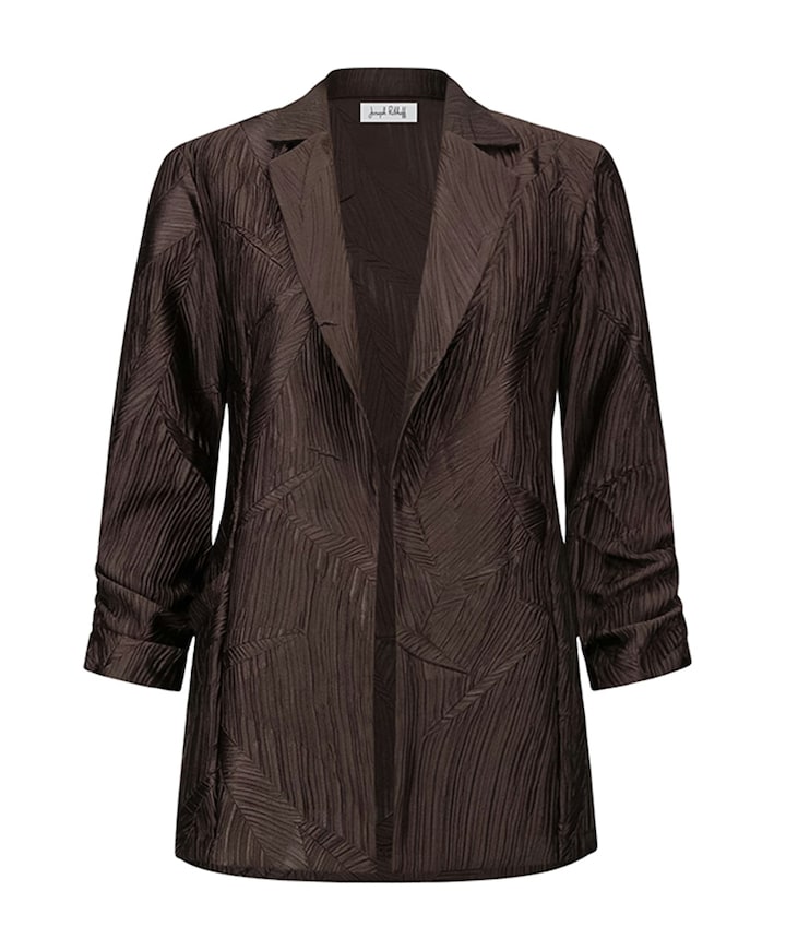 Dames blazer bruin