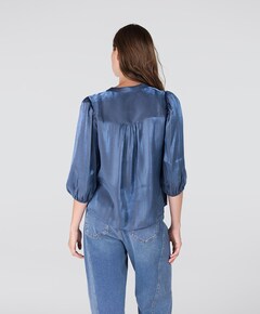 Blouse blauw