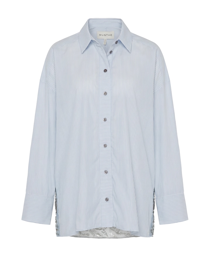 Dames blouse blauw