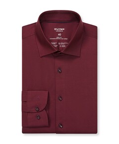 Overhemd lange mouw bordeaux