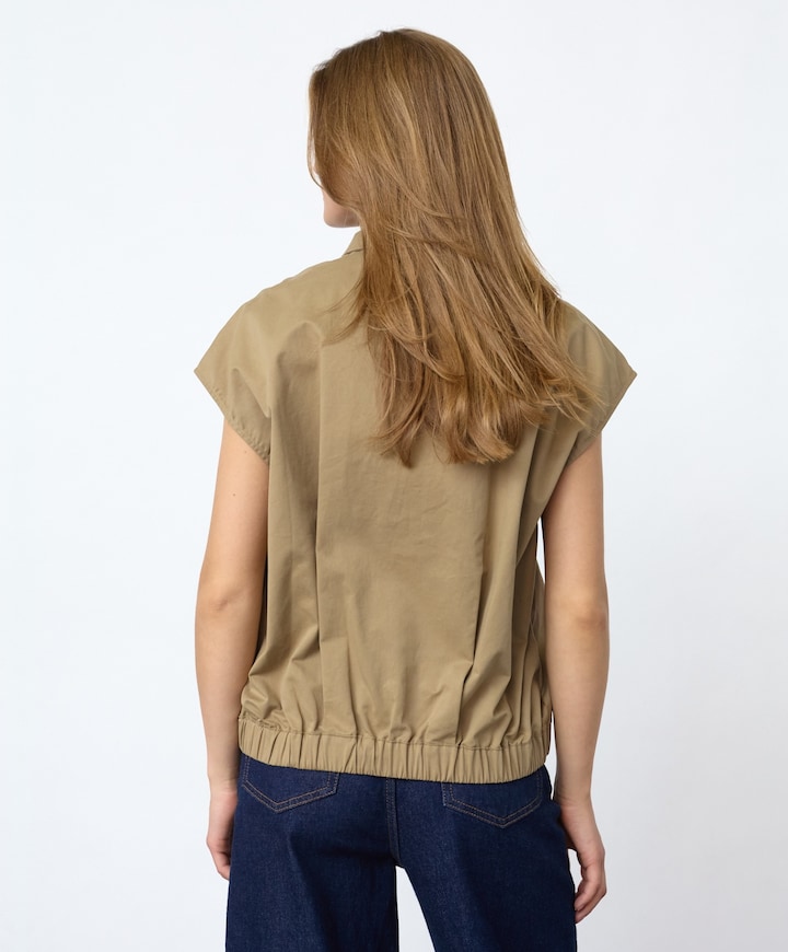 Dames gilet ecru