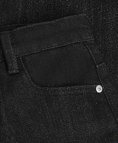 Extra Wide Fit Glitter meisjes jeans zwart
