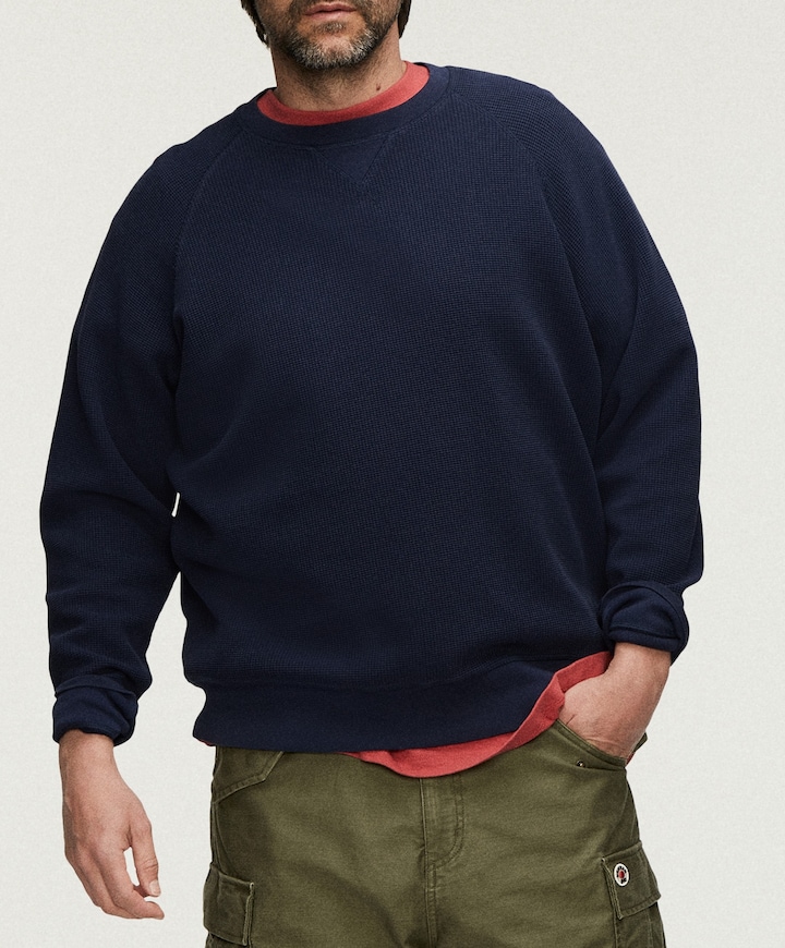 Heren trui blauw