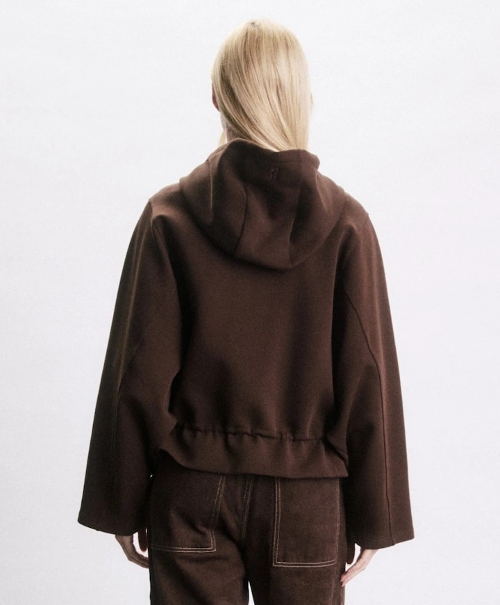 Dames sweater bruin