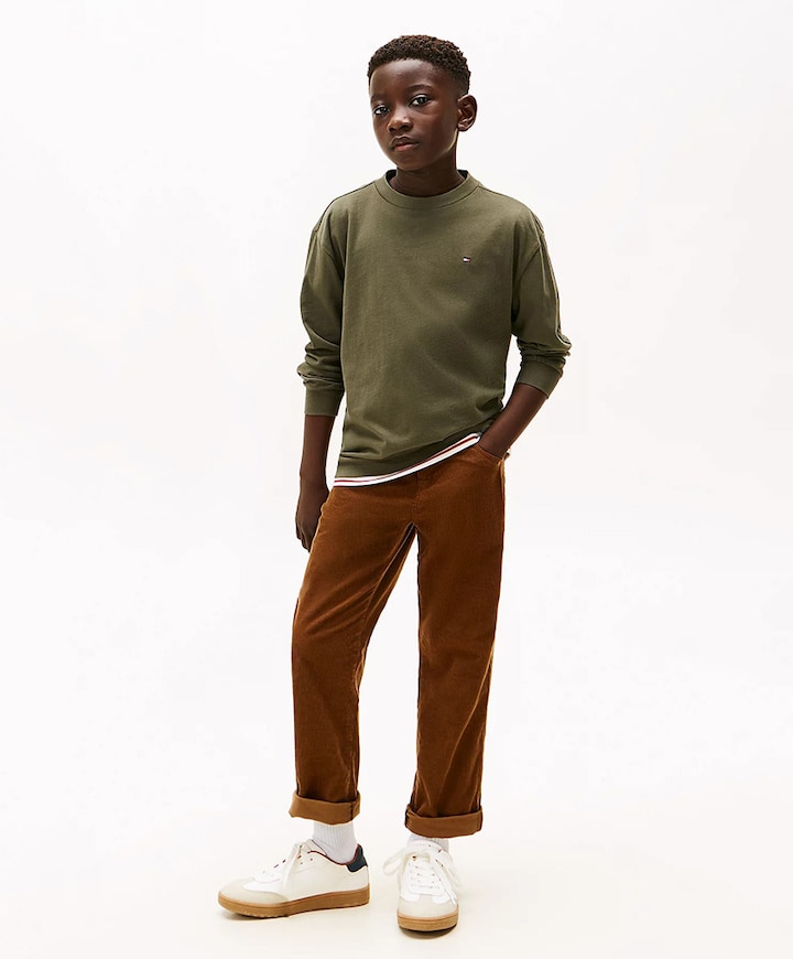 Jongens longsleeve groen