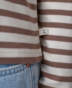 Dames longsleeve beige
