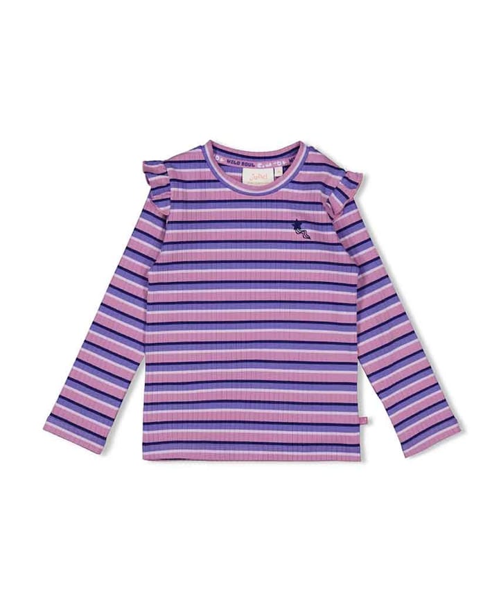 Meisjes longsleeve paars