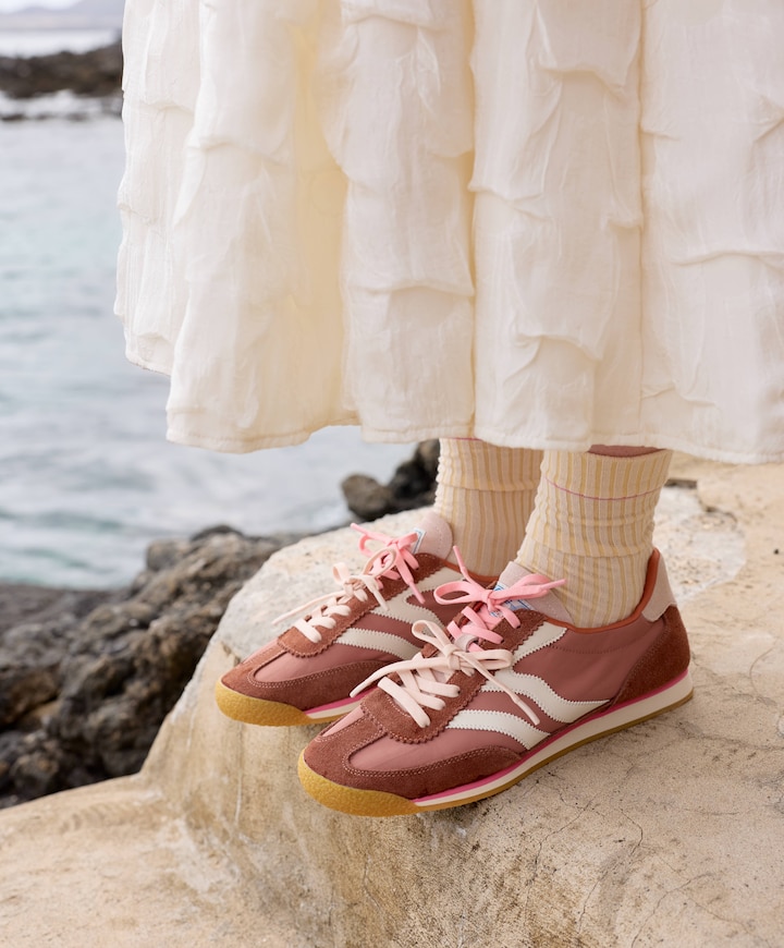 dames sneakers bruin