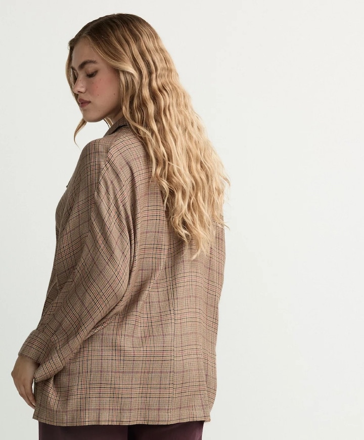 Dames blouse beige