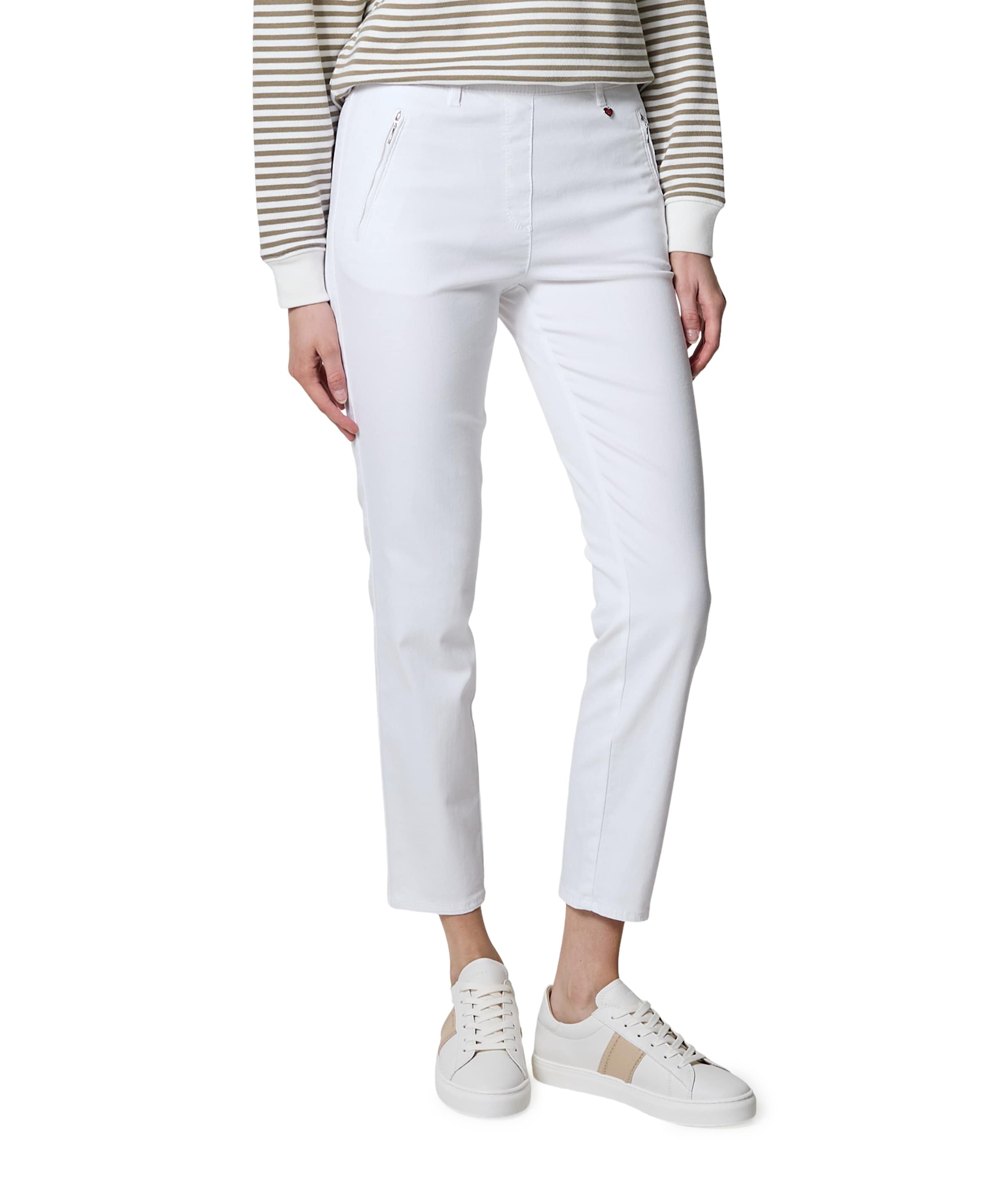 Alice Zip 7/8 dames jeans wit