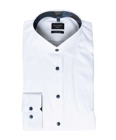 Heren overhemd lange mouw wit