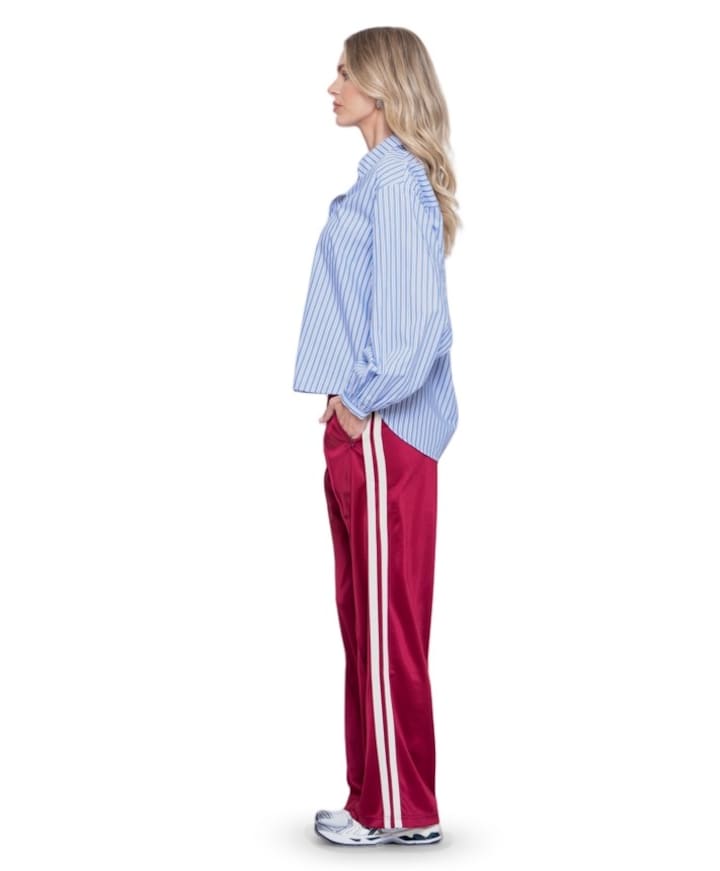 Dames broek bordeaux