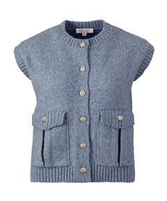 Dames gilet blauw