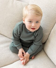 Uniseks pyjamaset  groen