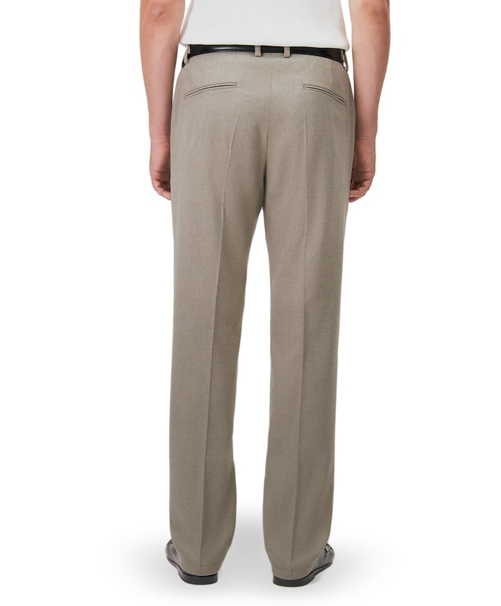 AJEND_RGLR heren pantalon beige