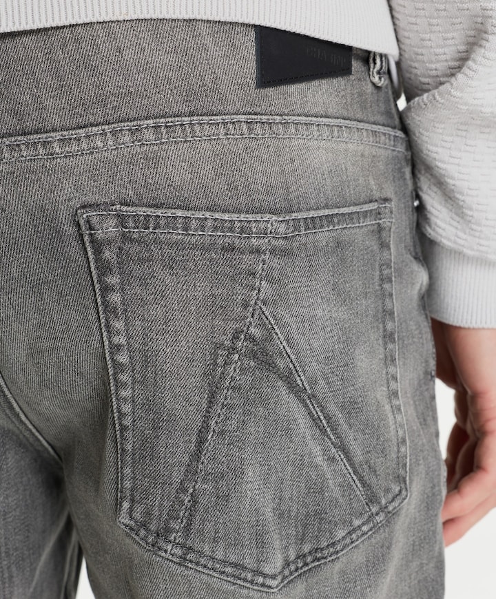 EVAN RUSH heren jeans grijs