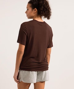 Dames T-shirt bruin